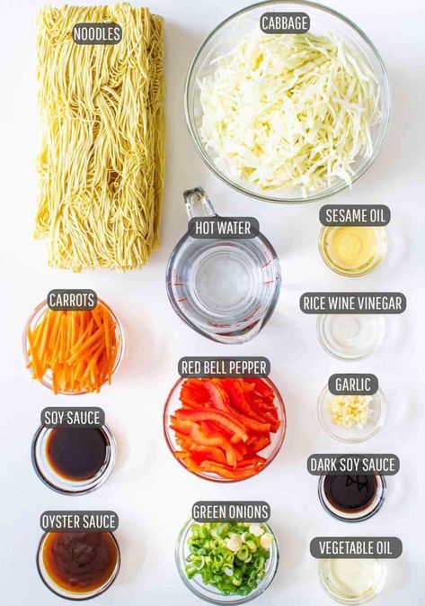 Wok Noodles Recipes, Best Chinese Noodle Recipe, Diet Noodle Recipe, Chow Mein Recipe Healthy, Chow Mein Meal Prep, Chinese Noodles With Chicken, Top Ramen Chow Mein, Cooked Noodles Recipes, Stir Fry Noodle Recipe