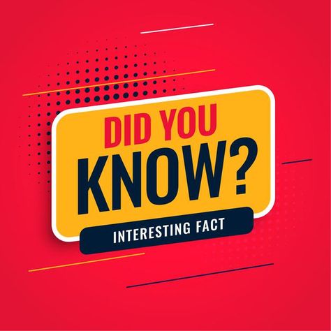 Did You Know Instagram Post, Fun Fact Instagram Post Design, Did You Know Social Media Post, Did You Know Design, Facts Logo, Fun Fact Design, Question Post, Question Mark Background, Bulb Icon