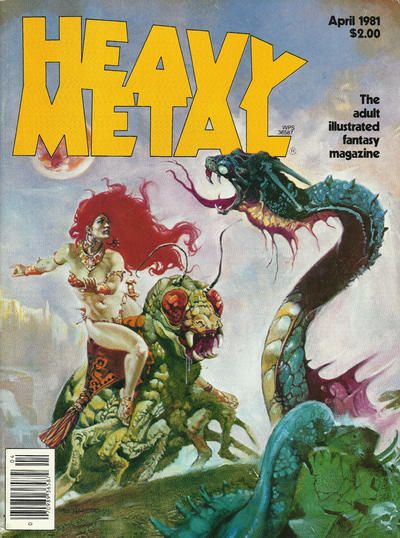 Heavy Metal Magazine, Heavy Metal Comic, Arte Heavy Metal, Heavy Metal Girl, Heavy Metal Art, Scifi Fantasy Art, Heroic Fantasy, Heavy Metal Rock, Metal Magazine