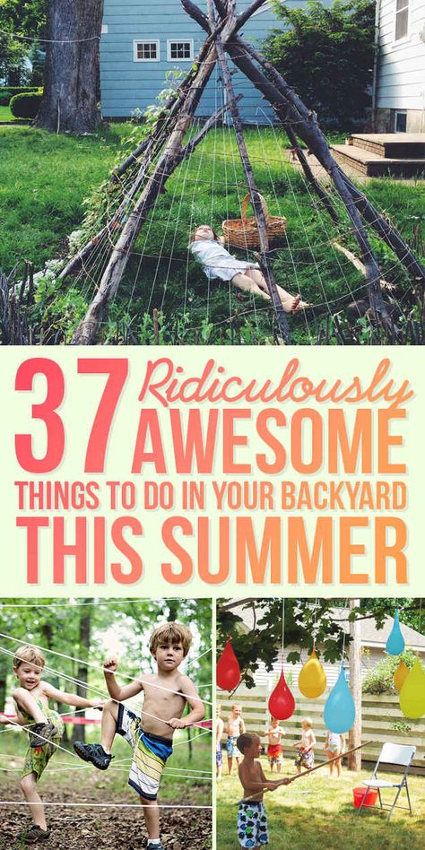 Summer Bucket Lists, Outdoor Games, Rainbow Activity, Backyard Games, Slime Recipe, Summertime Fun, Summer Activities For Kids, Backyard Fun, Awesome Things