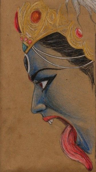 Kali Illustration, Kali And Shiva, Hindu Goddess Art, Hindu Kali, Kali Hindu Goddess, Hindu Illustration, Parvati Goddess, Kali Art, Devi Goddess