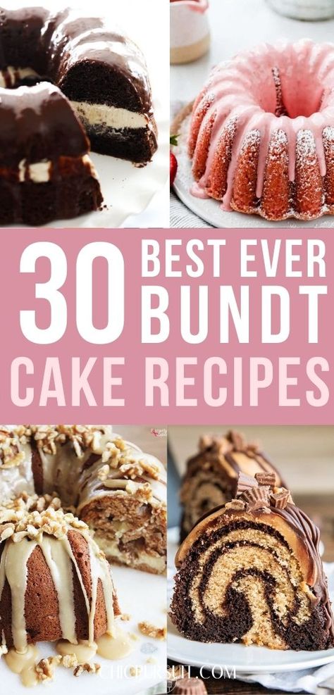 Bundt Cake Recipes Easy, Best Bundt Cake Recipes, Carrot Cake Bundt, Best Bundt Cake, Trifle Desserts Easy, Dessert Recipes For A Crowd, Bundt Cake Mix, Bunt Cake Recipe, Apple Chocolate