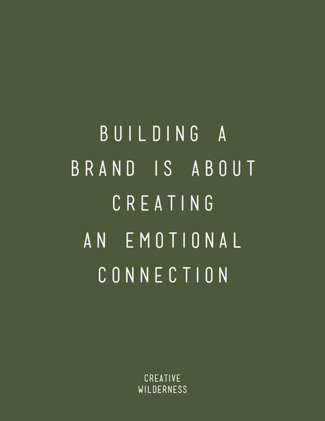 How to build a brand that connects with people | Creative Wilderness Sustainable Branding, Branding Quotes, Brand Marketing Strategy, Business Branding Inspiration, Build A Brand, Logo Creator, Create Logo, Design Quote, Business Marketing Plan