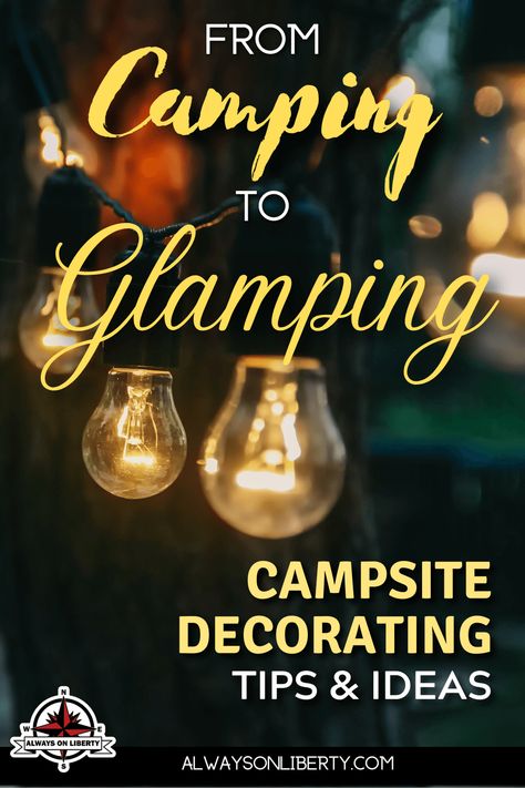 Campground Patio Ideas, Camp Site Setup Ideas, Cute Camping Setup, Tent Decorating Ideas Camping Aesthetic, Fire Pit Ideas Campground, Camping Trailer Outdoor Setup, Camper Fire Pit Ideas, Festival Camp Decor, Cool Tent Campsite Setups