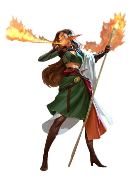 Female Half-Elf Fire Sorcerer - Pathfinder PFRPG DND D&D 3.5 5E 5th ed d20 fantasy Even Amundsen, Weiblicher Elf, Personaje Fantasy, Half Elf, Illustration Fantasy, Female Elf, Character Images, Heroic Fantasy, Dnd Character