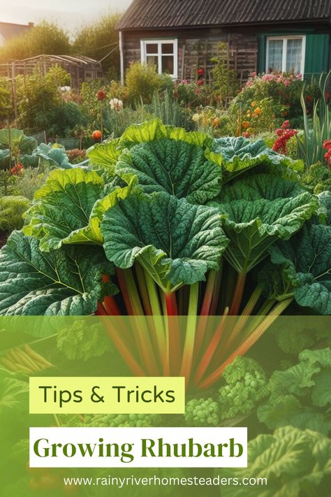 Growing rhubarb is a rewarding experience that requires minimal effort once established. With these tips, you’ll be well on your way to enjoying home-grown rhubarb for years to come. Growing Rhubarb Tips, Dog Glands, Veg Gardens, Rhubarb Plant, Rainy River, Growing Chives, Growing Rhubarb, Freeze Rhubarb, Rhubarb Plants