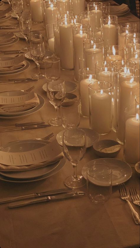 Elegant Bridal Shower Ideas Classy, Indoor Reception Decorations, Candles Wedding Centerpieces, Wedding Centerpieces White, Wedding Desert Table, Vases Clear, Sleek Wedding, Pillar Candles Wedding, Clear Candle Holders