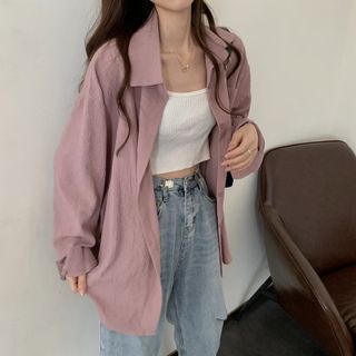 Purple Shirt Outfits, Mauve Outfit, Pink Shirt Outfit, Plaid Jacket Women, Professional Outfits Women, Going Out Looks, Street Y2k, Korean Outfit Street Styles, Closure Design