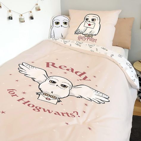 Harry Potter Bed Set, Harry Potter Bedding, Harry Potter Twilight, Hedwig Owl, Cover Harry Potter, Owl Cushion, Harry Potter Hedwig, Harry Potter Decor, Harry Potter Gryffindor