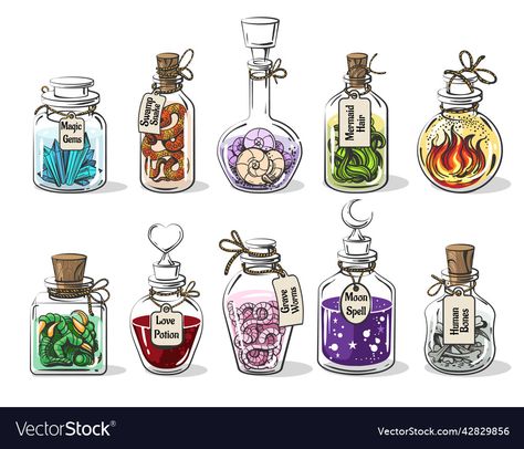 Croquis, Love Elixir, Furniture Clipart, Mermaid Moon, Halloween Potion Bottles, Harry Potter Games, Witch Potion, Mermaid Bedroom, Bottle Drawing