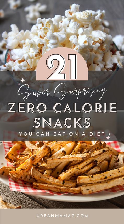 Looking for super surprising zero calorie snacks you can eat on a diet? Check out this ultimate list of 21 zero calorie snacks that are perfect for your diet. 100 Calorie Snacks, Essen, Zero Calorie Snacks, 21 Day Fix Vegetarian, Low Cal Snacks, Meal Plan Recipes, Calorie Snacks, Zero Calorie Foods, Low Fat Snacks