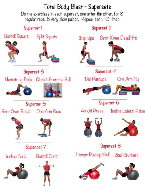 Total Body Workouts At Home, Total Body Superset Workout, Full Body Super Sets For Women, Superset Workout For Women, Ab Superset Workout, Team Workouts Exercises Fun, Group Fitness Class Ideas Workout Routines, Total Body Conditioning Workout, Super Sets For Women