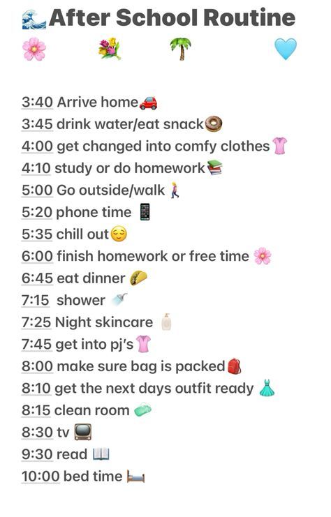 Organisation, What To Do On The Night Before School, After School Routine Checklist, To Do List After School, After School Routine 3:30, After School To Do List, Get Ready For School Checklist, That Girl After School Routine, Morning Routine Teenage Girl For School
