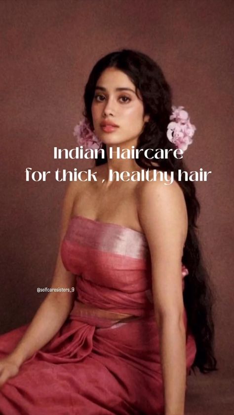 Indian Hair Care Rituals for Thick, Healthy Tresses" Hair Growth Tips Faster Indian, Thick Hair Secrets, Thick Healthy Hair Tips, Hair Growth Oil Diy Recipes, Indian Pharmacy Hair Care Products, Hair Care Tips For Growth Indian, Indian Natural Beauty Remedies, Henna On Hair Natural, Indian Hair Care Tips