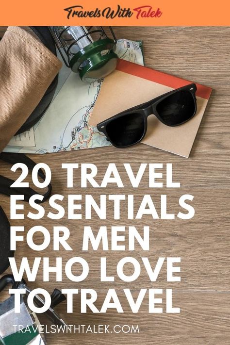 What are the best travel essentials for men?  I've asked a diverse group of men, all frequent travelers, and the responses were remarkably similar. They ranged from luggage to cool gadgets to travel reference material. This survey of travel gear evolved into a curated list of travel accessories for men who love to travel.  Good for any occasion whether it's a birthday, anniversary, or the holidays. #travelgear #travelessentials #traveltips #travelhacks #travelessentialsformen #travelaccessories Travel Essentials For Men, Essentials For Men, Travel Accessories For Men, Best Travel Gifts, Travel Essentials Men, Best Travel Accessories, Travel Tech, Travel Essentials For Women, Mens Travel