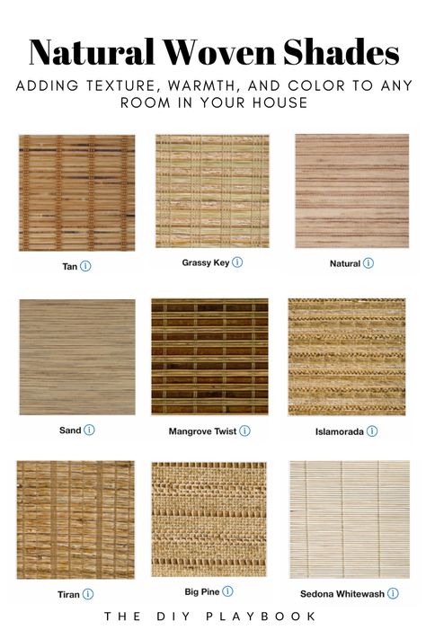 Natural Blinds Woven Shades, Grass Cloth Blinds, Seagrass Window Shades, Mixing Blinds And Shades, Log Cabin Window Shades, Wicker Shades Window Treatments, Jute Window Shades, Rooms With Bamboo Shades, Light Woven Wood Shades