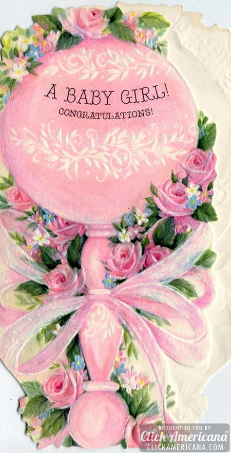 Congrats on your baby girl: Vintage cards from 1969GOD BLESS US WITH A BEAUTIFUL BABY GIRL ON 21/08/2014!!!!! Congratulations On Your Baby Girl, Welcome Baby Girl Quotes, Congrats Baby Girl, New Baby Girl Congratulations, Congratulations Baby Girl, Tattoo For Baby Girl, Baby Congratulations