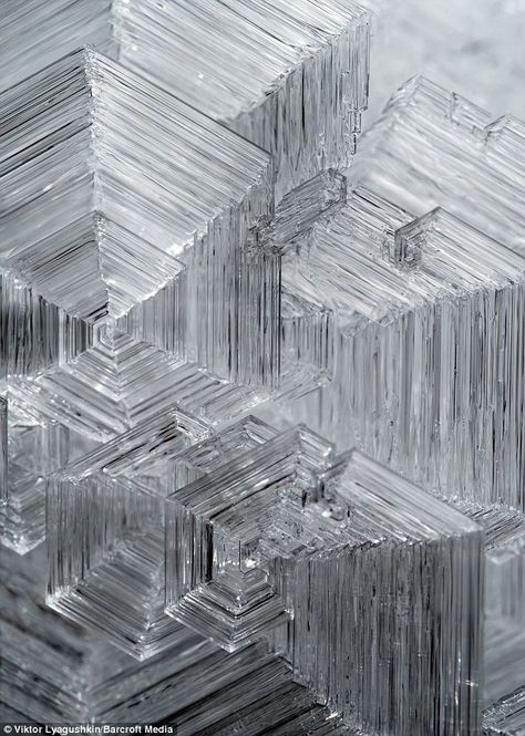 Ice Aesthetic, Ice Texture, Crystal Texture, Geometry In Nature, Ice Art, Crystal Pattern, Ice Cave, Ice Crystals, Snow And Ice