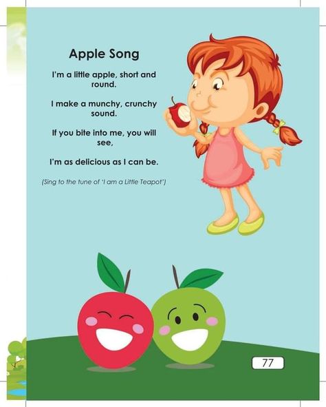 Short Rhyming Poems, Short Nursery Rhymes, Short Poems For Kids, Rhyming Poems For Kids, English Poems For Kids, Nursery Rhymes Poems, Nursery Rhymes Lyrics, Nursery Rhymes Preschool, Rhyming Poems
