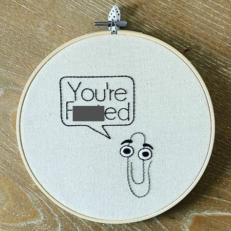 Boomer Humor, Funny Embroidery, Diy Wool, Honest Quotes, Cultural Studies, Go To Movies, Laugh At Yourself, Motivational Messages, Handmade Embroidery