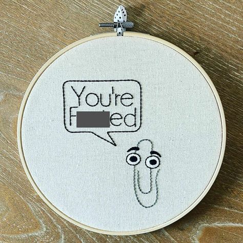 Boomer Humor, Embroidery Artwork, Funny Embroidery, Diy Wool, Honest Quotes, Cultural Studies, Laugh At Yourself, Motivational Messages, Handmade Embroidery