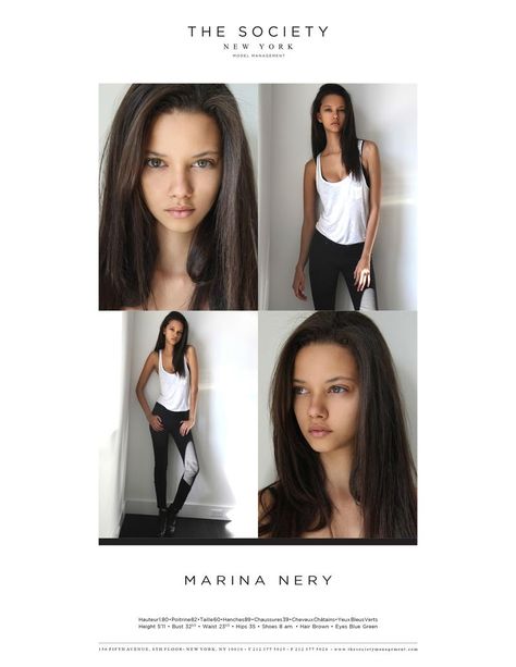 Marina Nery - The Society - Fall/Winter 2013 Polaroid Update Model Portfolio Examples, Model Comp Card, Marina Nery, Model Polaroids, Model Headshots, Model Casting, Model Looks, Model Test, Modeling Tips