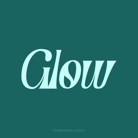 Logos, Logo Mark Design, Glow Logo, Design Typeface, Brand Design Inspiration, Personal Branding Design, Unique Logos, Salon Logo Design, Logotype Branding