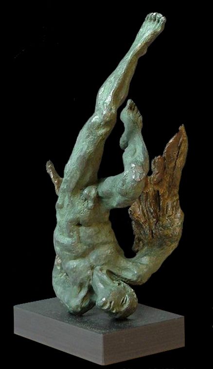 Imagine Gallery: Icarus Fallen Sculpture Nature, Ancient Greek Sculpture, Classic Sculpture, Human Sculpture, Art Of Man, Greek Sculpture, 다크 판타지, Resin Sculpture, Mythology Art