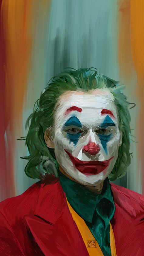 A Joker wallpaper, the joker by Joaquin Phoenix #adobefresco #ipadpro Joker Watercolor Art, Joker Digital Art, Joker Painting Easy, The Joker Painting, Joker Watercolor, Candle Painting Art, Joker Art Drawing, Joker Canvas, Joker Painting