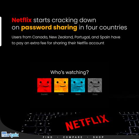 Netflix users now have to pay extra for sharing accounts outside their households Netflix Password, Netflix Users, Netflix Account, Accounting, The Outsiders