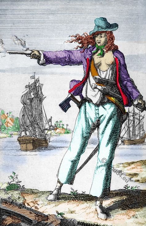 Anne Bonny. Famous female pirate during the Golden Age of Piracy. Modern Pirate Aesthetic, Ann Bonny, Lesbian Pirate, Pirate Historical, Pirates Women, Women Pirates, Modern Pirate, Female Pirates, Mary Read