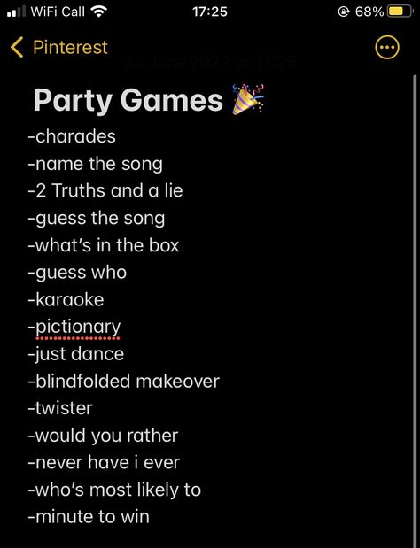 Birthday Party Games For Teens Sweet 16, Small Friend Group Birthday Ideas, 18tg Birthday Party Themes, 16tj Birthday Party Ideas, Sweet 16 Fun Ideas, Party Theme Ideas List, Birthday Party Ideas 14th Birthday, Birthday Games For 18th Birthday, Monochromatic Birthday Party