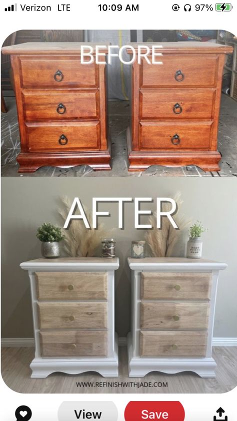 Redesign Old Furniture, Flip Old Furniture, Redoing Old Furniture Before After, How To Restore Old Furniture Wood, Upcycled Oak Furniture, Upcycling Furniture Before And After, Diy Redo Furniture Ideas, Diy Furniture Before And After, Before And After Refurbished Furniture