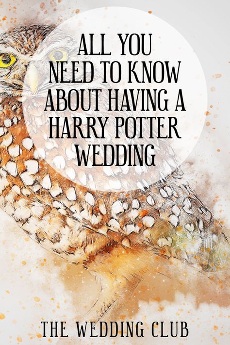 Wedding Themes, Movie Theme Wedding, Types Of Themes, Handmade Wedding Jewellery, Harry Potter Wedding Theme, Owl Post, Marriage Reception, Philosophers Stone, Harry Potter Wedding