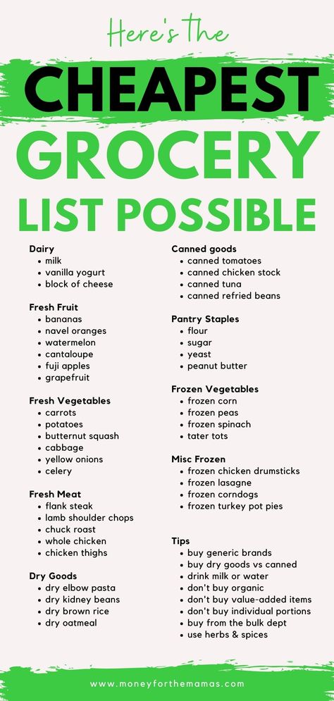 Essen, Thermomix, Cheapest Grocery List, Cheap Grocery List, Cheap Groceries, Food Shopping List, Meal Planning Menus, Apple And Peanut Butter, Shopping List Grocery