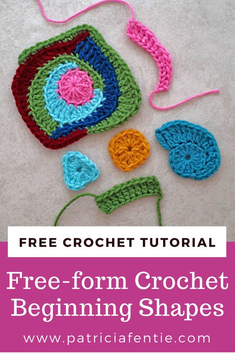 Learn a few basic shapes to begin your Free-form Crochet scrumbles with. This style of crochet is very liberating as, for the most part, you don't actually follow a pattern. In this tutorial, you will learn how to do a shell, square, triangle, rectangle and irregular shape. Make sure to check out my Introduction to Free-form Crochet tutorial that I link to in this blog. Amigurumi Patterns, Scrumbles Crochet Free Pattern, Free Form Crochet Tutorial, Free Form Crochet Patterns Tutorials, Free Form Crochet Patterns, Freeform Crochet Patterns Free, Crochet Hat Diagram, Freeform Crochet Tutorial, Crochet Scrumble