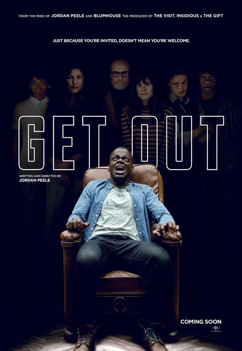 Get Out (2017) [3321 x 4818] Get Out Film, Get Out 2017, Famous Movie Posters, New Movie Posters, Septième Art, Recent Movies, Best Horror Movies, Thriller Movies, Horror Movie Posters