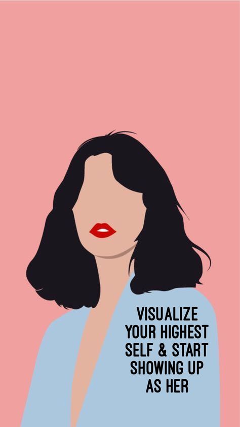 Visualize your highest self & start showing up as her #quote #inspo Empowerment Aesthetic, Boho Iphone Wallpaper, Start Showing Up As Her, Visualize Your Highest Self, Plakat Design Inspiration, Highest Self, Aesthetic Boho, Seni 2d, Motiverende Quotes