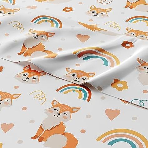 Amazon.com: Rainbow Full Size Sheets - Get It By Tomorrow / Full / Bedding: Home & Kitchen Kids Bed Sheets, Kids Sheet Sets, Kid Bed, Kids Sheets, Full Size Sheets, Big Kid Bed, Colorful Bedding, Bedding Sheets, Patterned Bedding