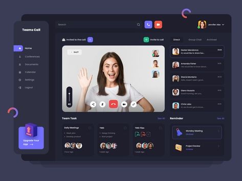 Browse thousands of Video Conference images for design inspiration | Dribbble Conference Website, Magazine Design Cover, Online Meeting, Web Dashboard, Desain Ui, Online Conference, Ui Design Website, Portfolio Design Layout, Conference Design