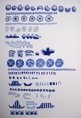How to draw a Willow Pattern plate: March 2007 Blue China Patterns, Chinese Porcelain Pattern, Blue Willow China Pattern, Chinoiserie Patterns, Two Doves, Chinoiserie Pattern, Chinoiserie Art, Blue Willow China, Blue White Decor