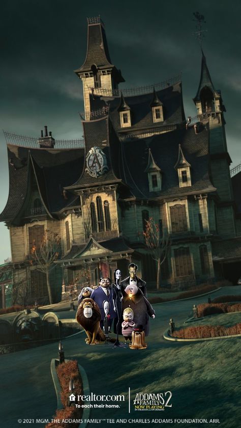 Do you dare tour the Addams Family mansion? Welcome to 1313 Cemetery Lane, the home of your favorite spooky family. Explore the entire Addams mansion here. #AddamsFamily2 now playing in theaters and on demand. Addams Mansion, Addams Family Mansion, Addams Family Show, Family Mansion, Draco And Hermione, Vampire Queen, The Addams Family, Now Playing, 3d Tour