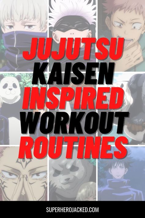 Jujutsu Kaisen Inspired Workouts Workout Routines, Jujutsu Workout, Jjk Workout, Maki Workout, Maki Zenin Workout Routine, Maki Zenin Workout, Superhero Jacked, Superhero Workout, Gym Workout Planner