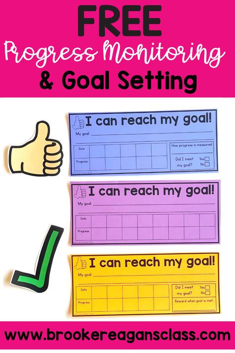 Organisation, Goal Setting In The Classroom, Iready Progress Tracking, Iready Goal Setting, Eip Teacher Ideas, Student Learning Goals, Iep Behavior Goals, Classroom Goal Setting, Math Progression Chart