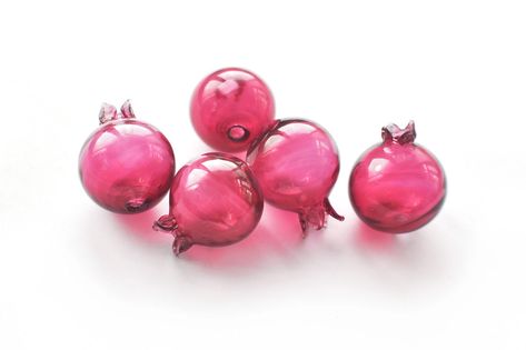 Fertility, Amulets, Fertility Symbols, One 1, Jewelry Inspo, Pink Glass, Bits And Bobs, Lampwork Beads, Pomegranate