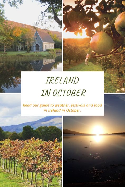 Are you planning a trip to Ireland in October? Read our guide to weather, festivals and food. Everything you need to know for your trip! October In Ireland, Ireland Outfits October, Outfits For Ireland In October, Fall In Ireland, Ireland In October, Halloween In Ireland, Ireland October, Ireland 2023, Ireland Honeymoon