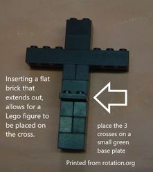 Lego Cross, Lego Easter, Matthew 26, Empty Tomb, Vbs 2023, Easter Event, Matthew 28, Cross Jesus, Spring Decorating