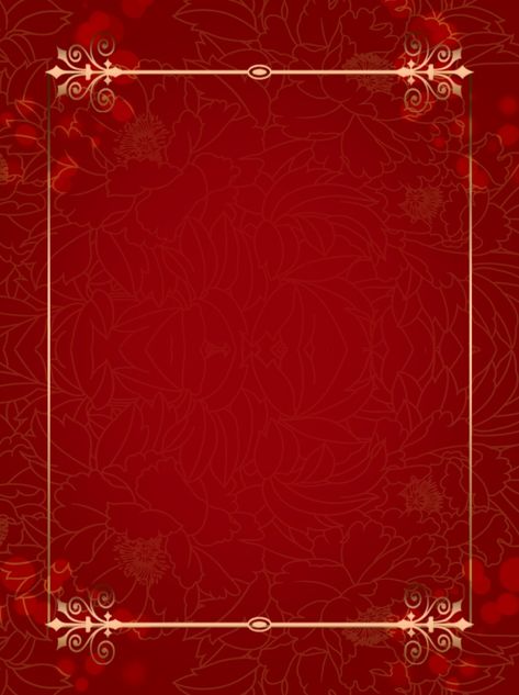 pattern background,flower border,peony pattern,red shading border background,festive shading Papan Tulis Kapur, European Pattern, Peony Pattern, Certificate Background, Wedding Background Images, Border Background, Plan Image, Gold Wallpaper Background, Red Background Images