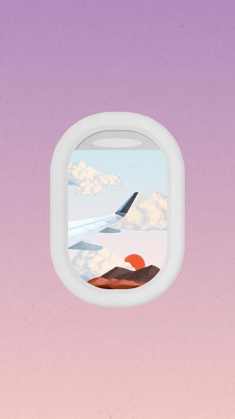 Plane Wallpaper Iphone, Airplane Iphone Wallpaper, Airplane Window Aesthetic, Aesthetic Mobile Wallpaper, Iphone Wallpaper Japan, Airplane Background, Iphone Wallpaper Airplane, Wallpaper Airplane, Wallpaper Japan