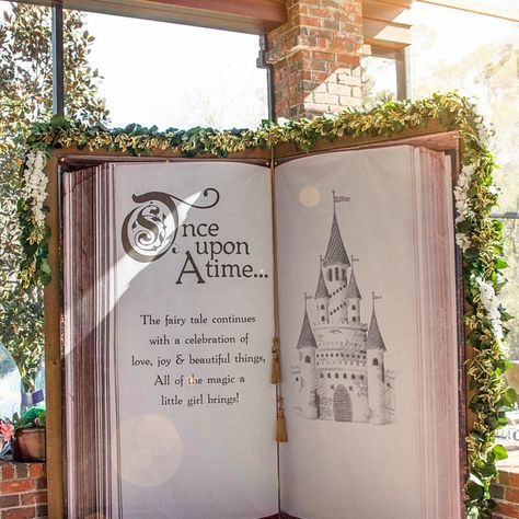 Fairytale Book Wedding, Book Backdrop, Castle Backdrop, Quinceanera Themes, Seamless Backdrop, Fairytale Castle, Ceremony Decor, Hanging Canvas, Photo Booth Backdrop